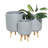Wood Contemporary Planter-1900330361