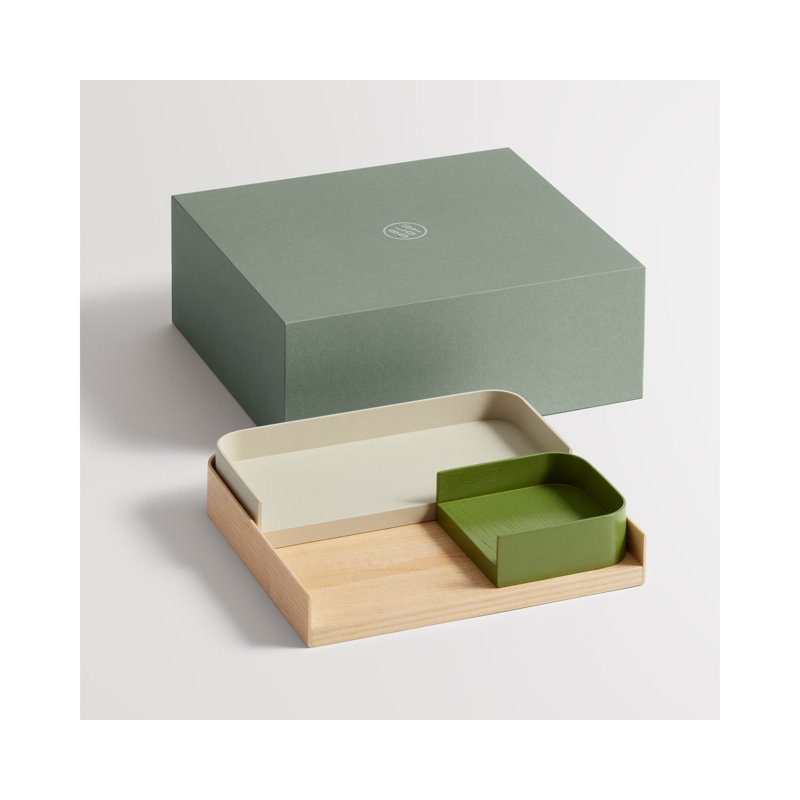 Odds Wood Jewelry Organizer Tray, Mix Green