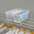 Sterilite Narrow Storage Bin with Handles, Container to Organize Shelving, Closets, and Countertops