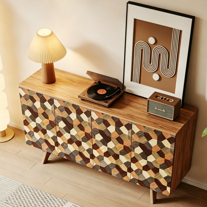 Buffet de haute qualité Rretro, 35.43" H x 62.99" W x 15.75" D