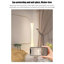 Lampe sur pied rotative moderne et minimaliste