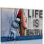40*30,Street Graffiti Wall Art Decor Life Is Beautiful Large Abstract Pictures Painting.