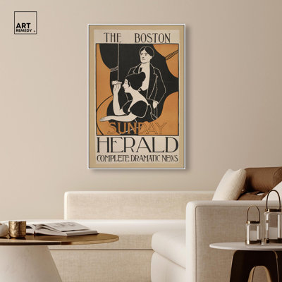 «Sunday Herald 1893», reproduction d'art sur toile par Art Remedy