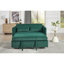 Canapé inclinable convertible, mousse de velours, salon moderne polyvalent
