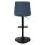 Tabouret de comptoir pivotant rembourré à base ronde (ensemble de 6)-1582044845