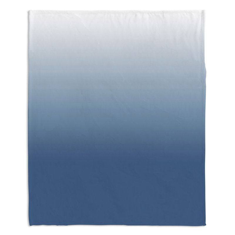 Jeté Sienna, l 51 po x L 60 po, Bleu marine / gris