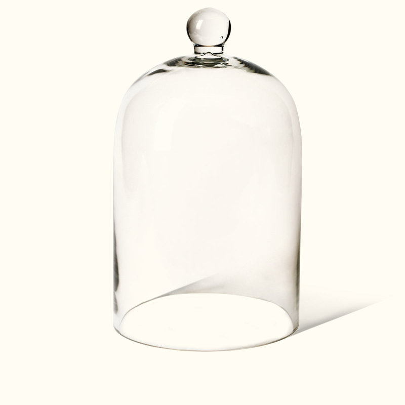 Glass Cloche, 30cm H x 18cm W x 18cm D
