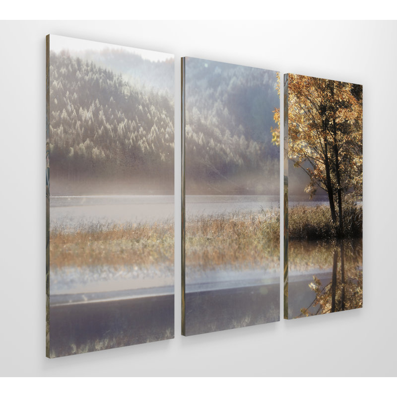 «Whispers», image multi-pièces sur toile tendue, H 24 po x l 36 po x P 1,5 po