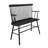 1pc Casual Farmhouse Relaxed Vintage Wood Spindle Back Bench Wooden Chair-1749309883