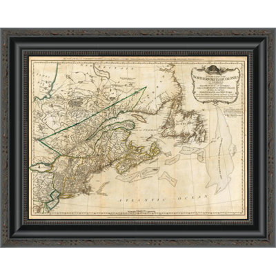 " A General Map Of The Northern British Colonies In America; 1776 "