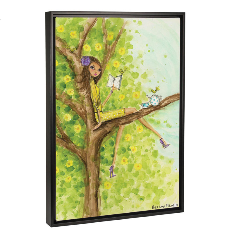 Printemps à Summerside # 3, art, H 60 po x l 40po x P 1,5 po, Toile avec cadre noir
