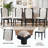 High Back Button Tufted Upholstered Dining Chairs-1410300316