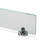 Worcester Wall Mounted Glass Shelf with Traditional Chrome Brackets 60cm