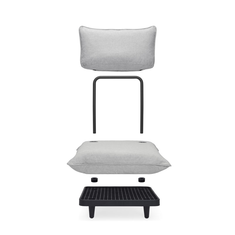 Paletti Outdoor Patio Modular Seat, Mist