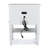 Point Breeze - 1 Drawer Nightstand with Jewelry Tray, Shelf, Power Strip, USB-A and USB-C Port - Fresh White with Soft Grey Glaze Finish