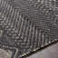 Tapis gris anthracite en laine tissé à la main Colin-881893283