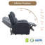 Ensemble de salon inclinable électrique en cuir véritable 2 pièces-319282966