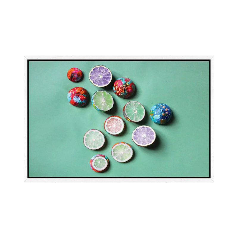 Limes - Print on Canvas, White Framed, 66.04 cm H x 45.72 cm W