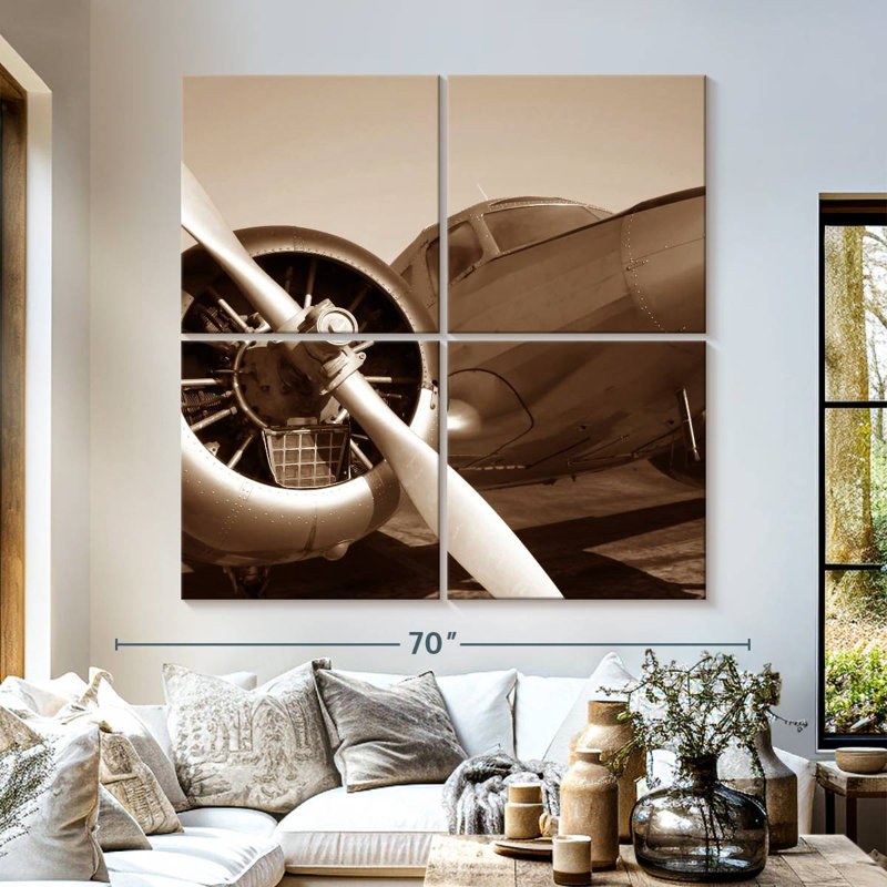 Mehar Aviation I, 57'' H x 57'' W