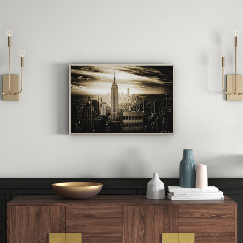 Print on Canvas, 102cm H x 152cm W, Timber Floater Frame