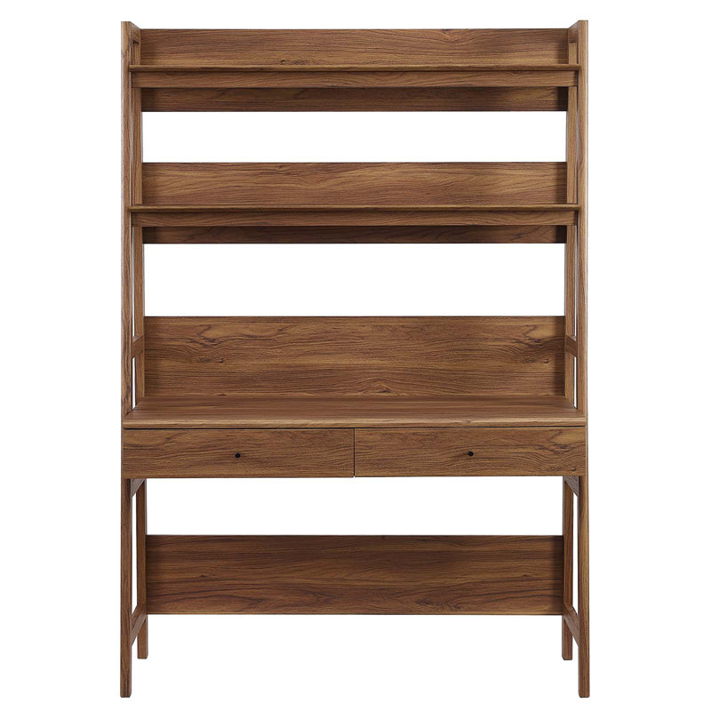 Bixby Leaning / Ladder Desk, Walnut