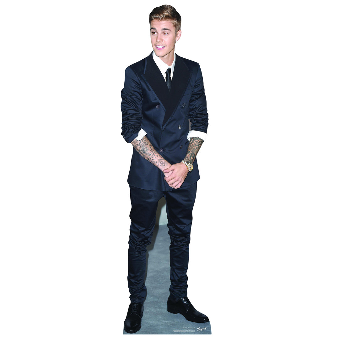 Justin Bieber Suit Cardboard Standup Star Cutouts