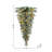 3Ft Pre-Lit Frosted Greenery Pinecones Christmas Teardrop With Lights And Timer