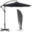 Housse de protection pour parasol d'extérieur à fermeture à glissière avec propriétés imperméables résistantes au soleil et aux rayons UV pour toutes les saisons.