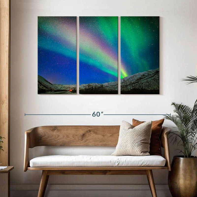 Syd Dalton Highway Aurora, 32" H x 50" W