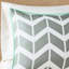 Édredon très tendance pour lit simple / simple TG: gris, uni, 2 coussins, édredon avec motif, dessus et bourre