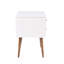 Charmante table de chevet avec rangement - chambre à coucher élégante et marine
