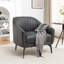 Aunna Faux Leather Barrel Chair-868968198