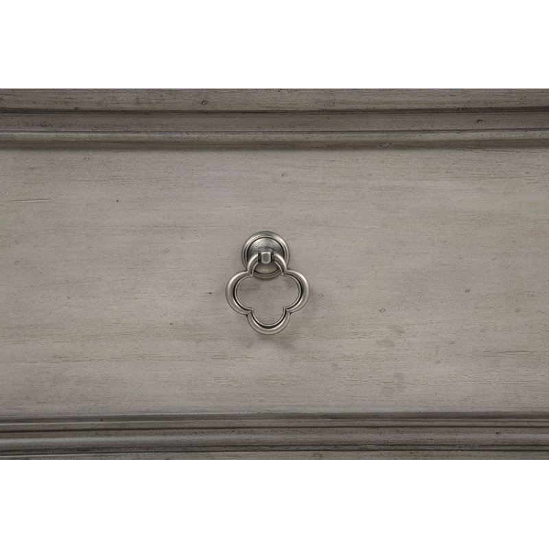 Ensemble de chambre à coucher Tiedeman 4 pièces pour lit queen, couleur taupe vieilli, Grand lit