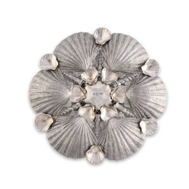 Sea And Shore Pewter Tray