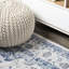 Tapis bleu / gris Yenovk-15237514