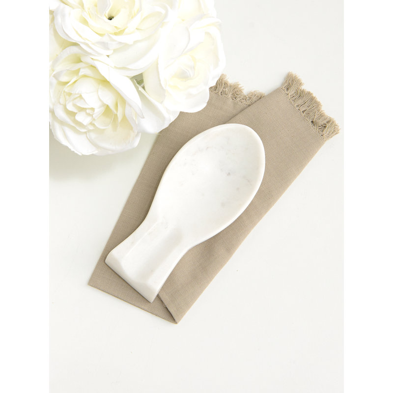 Mable Marble Oval Spoon Rest