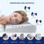 Oreiller cervical, oreiller de soutien en mousse à mémoire de forme ABLEGRID Contour, oreillers ergonomiques pour le lit, oreiller orthopédique pour le couchette latérale, gris