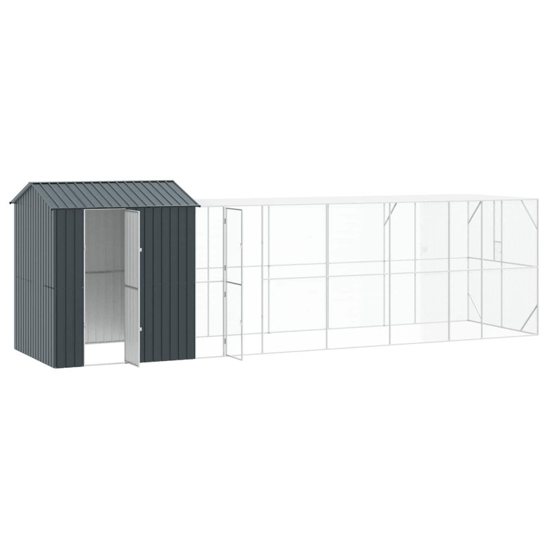 247cm Galvanised Steel Floor Bird Cage