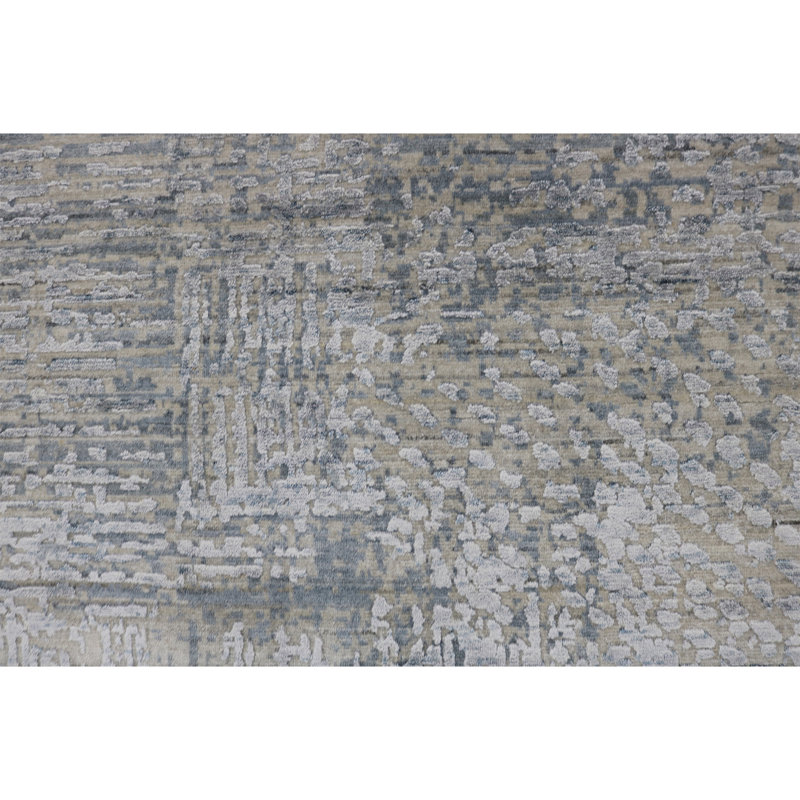 Camouflage Area Rug in Blue, Rectangle 2' x 3'