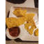 4 Pack Wheat Straw Chip and Dip Serving Plates, Divided Appetizer Trays for Party and Picnic