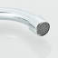 Chrome Kitchen Sink Mixer Tap with Ceramic Dual Lever Monobloc Kitchen Tap Traditional