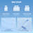 Cooling Bedding Sets Nylon 90x90 Comforter, Modern Ice Blue For Home