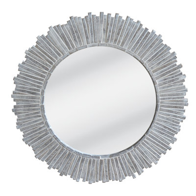 Karneisha Metal Flat Wall Mirror