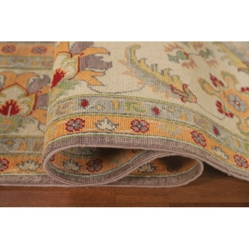 Handmade Kazak Living Room Rug