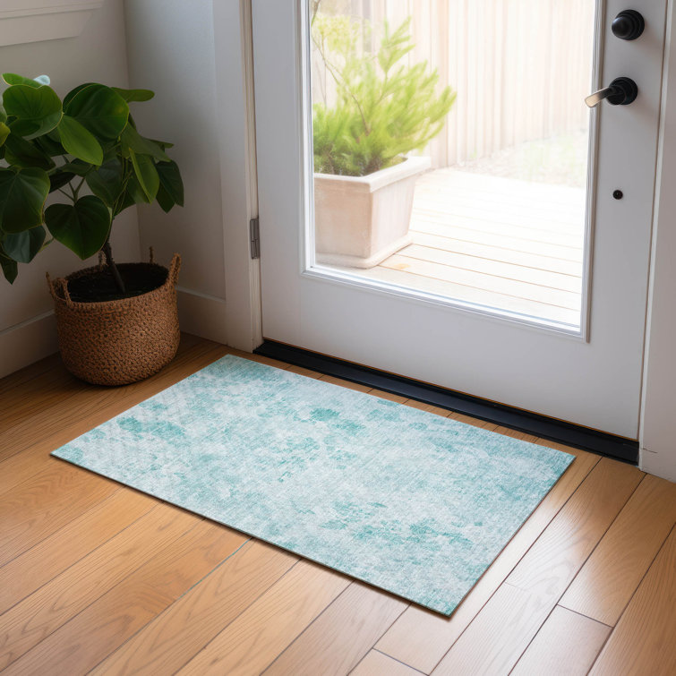 Karsyn Washable Floral Indoor / Outdoor Rug
