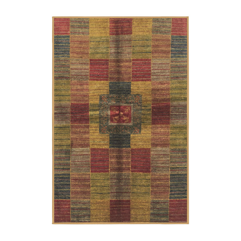 Abstract Indoor Rug, Rectangle 2' x 3'