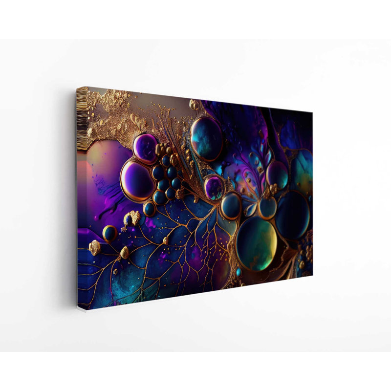 " Abstract Liquid Oil ", 30" H x 45" W x 1" D