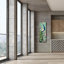 «Pretty Peacock 2 C» par Julia Purinton, art mural sur toile-960966483