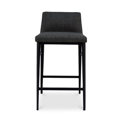 Baron Upholstered Stool with Metal Frame