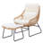 Allexis Wicker Outdoor Lounge Chair with Ottoman-1500486663